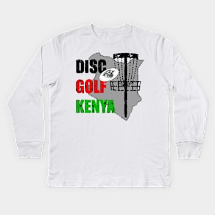 Disc Golf Kenya Kids Long Sleeve T-Shirt